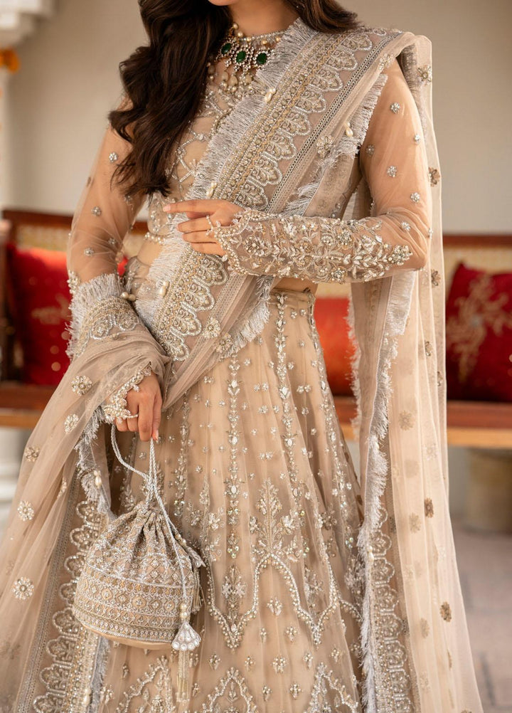 Zarin By Eleshia Embroidered Net Suits Unstitched 3 Piece ELS23ZN D-03 Elayne - Wedding Collection