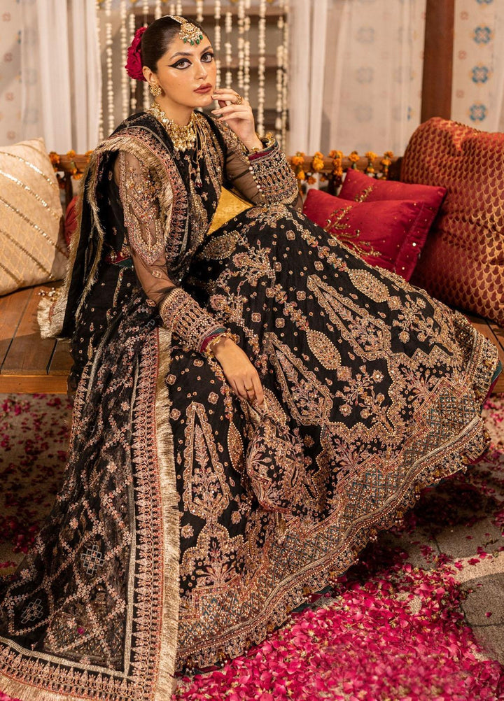 Zarin By Eleshia Embroidered Net Suits Unstitched 3 Piece ELS23ZN D-09 Kamila - Wedding Collection