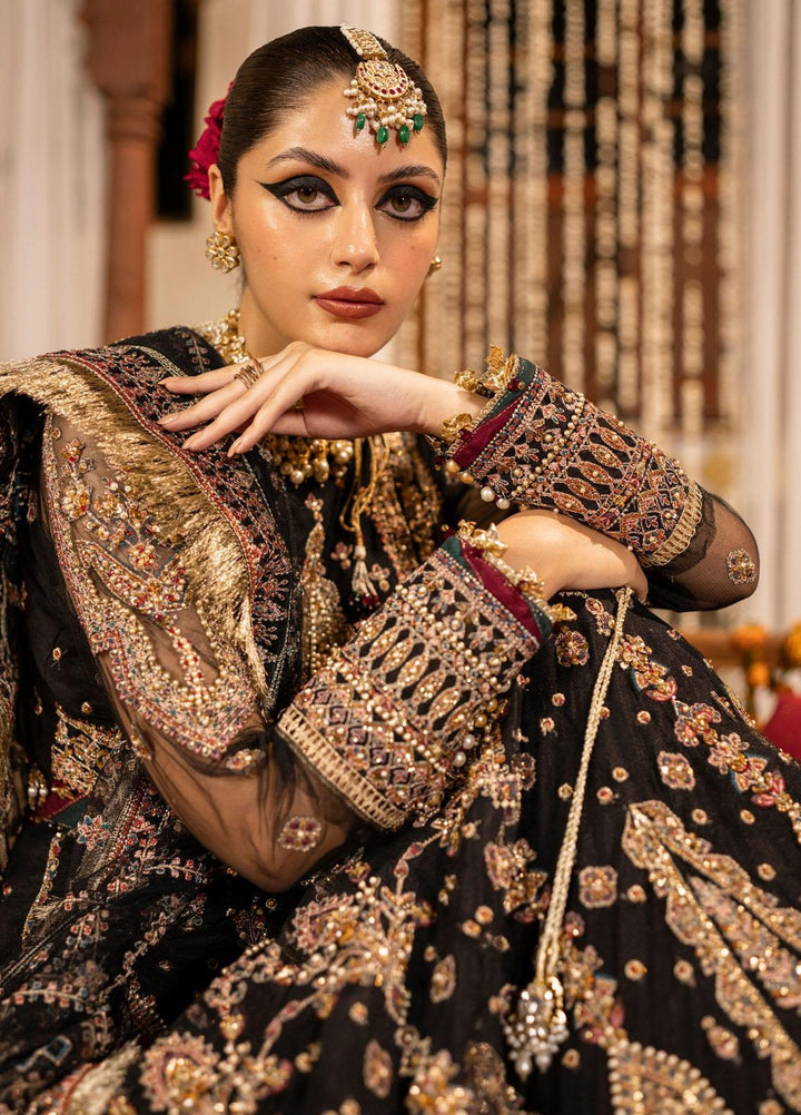 Zarin By Eleshia Embroidered Net Suits Unstitched 3 Piece ELS23ZN D-09 Kamila - Wedding Collection