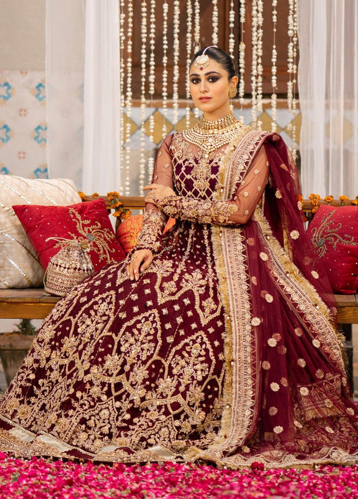 Zarin By Eleshia Embroidered Net Suits Unstitched 3 Piece ELS23ZN D-10 Avyanna - Wedding Collection