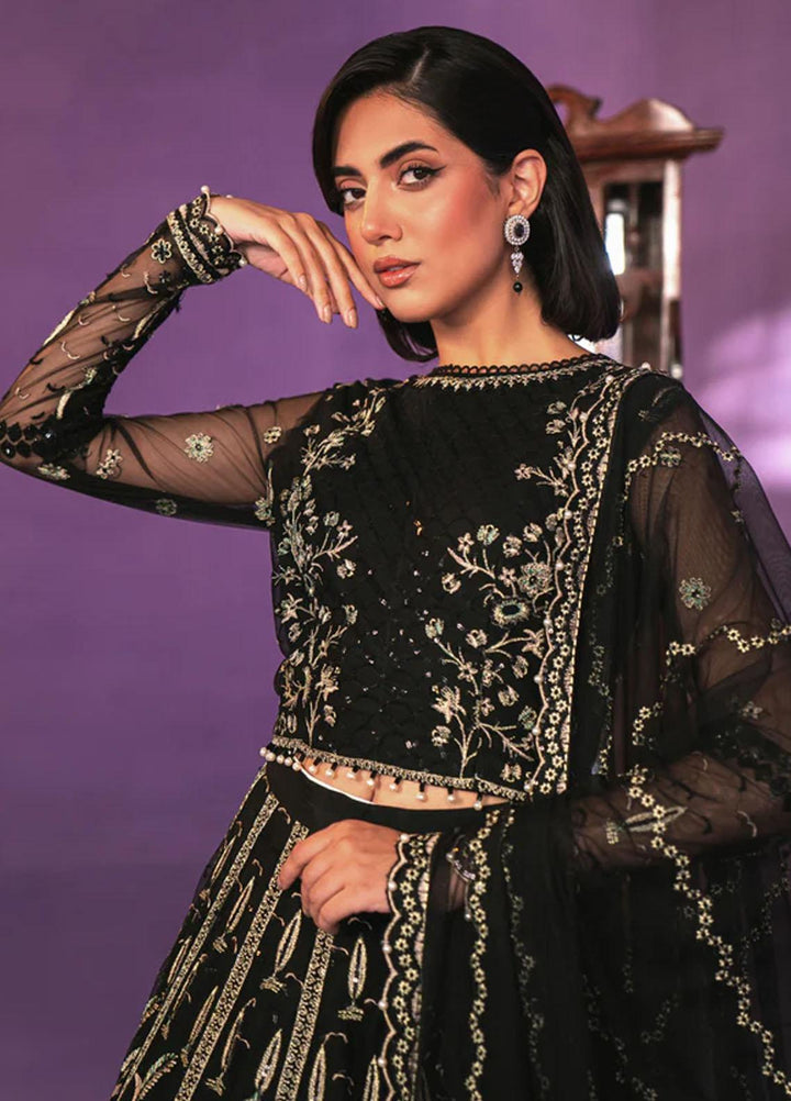 Zarish By Gisele Embroidered Net Suits Unstitched 3 Piece GL23Z KHAISTA - Festive Collection