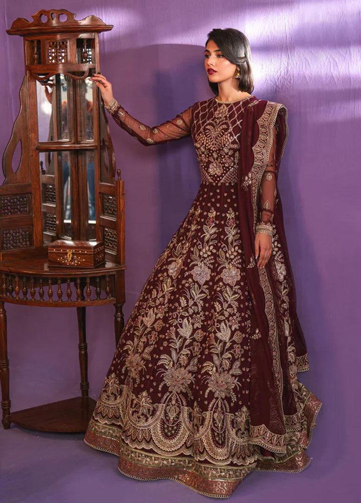 Zarish By Gisele Embroidered Net Suits Unstitched 3 Piece GL23Z SPEZALA - Festive Collection