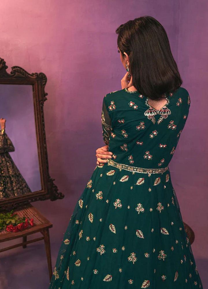 Zarish By Gisele Embroidered Net Suits Unstitched 3 Piece GL23Z ZARGHUNA - Festive Collection