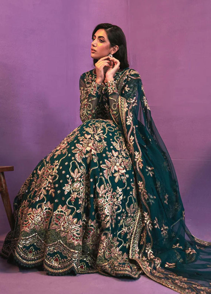 Zarish By Gisele Embroidered Net Suits Unstitched 3 Piece GL23Z ZARGHUNA - Festive Collection