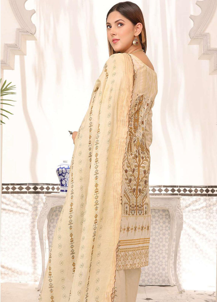 Zarish By Zara Ali Embroidered Lawn Suits Unstitched 3 Piece ZRA22F ZA-1007 - Festive Collection