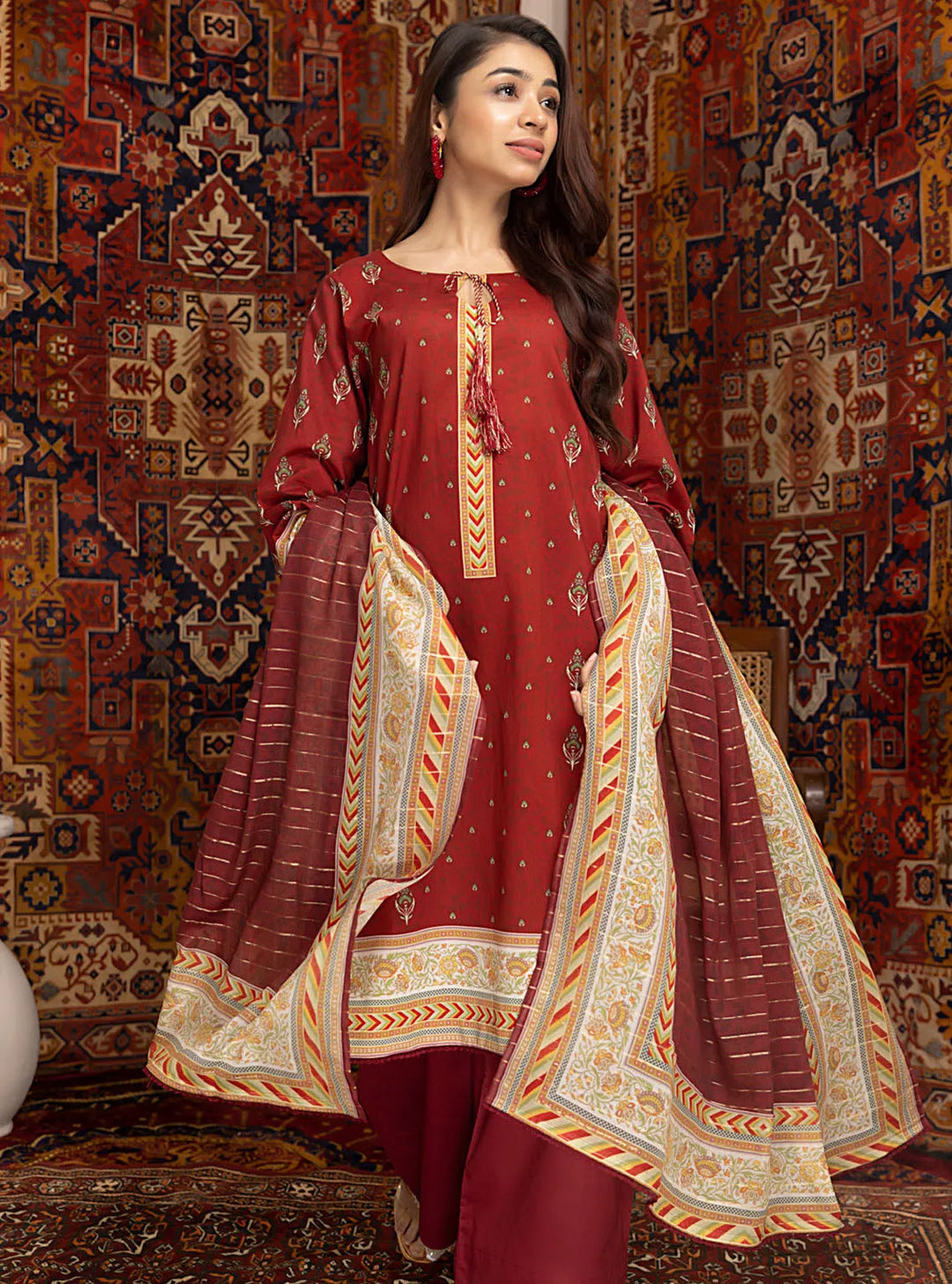 Zariwa By Regalia Textiles Printed Lawn Suit Unstitched 3 Piece RGT24Z D-01 - Summer Collection