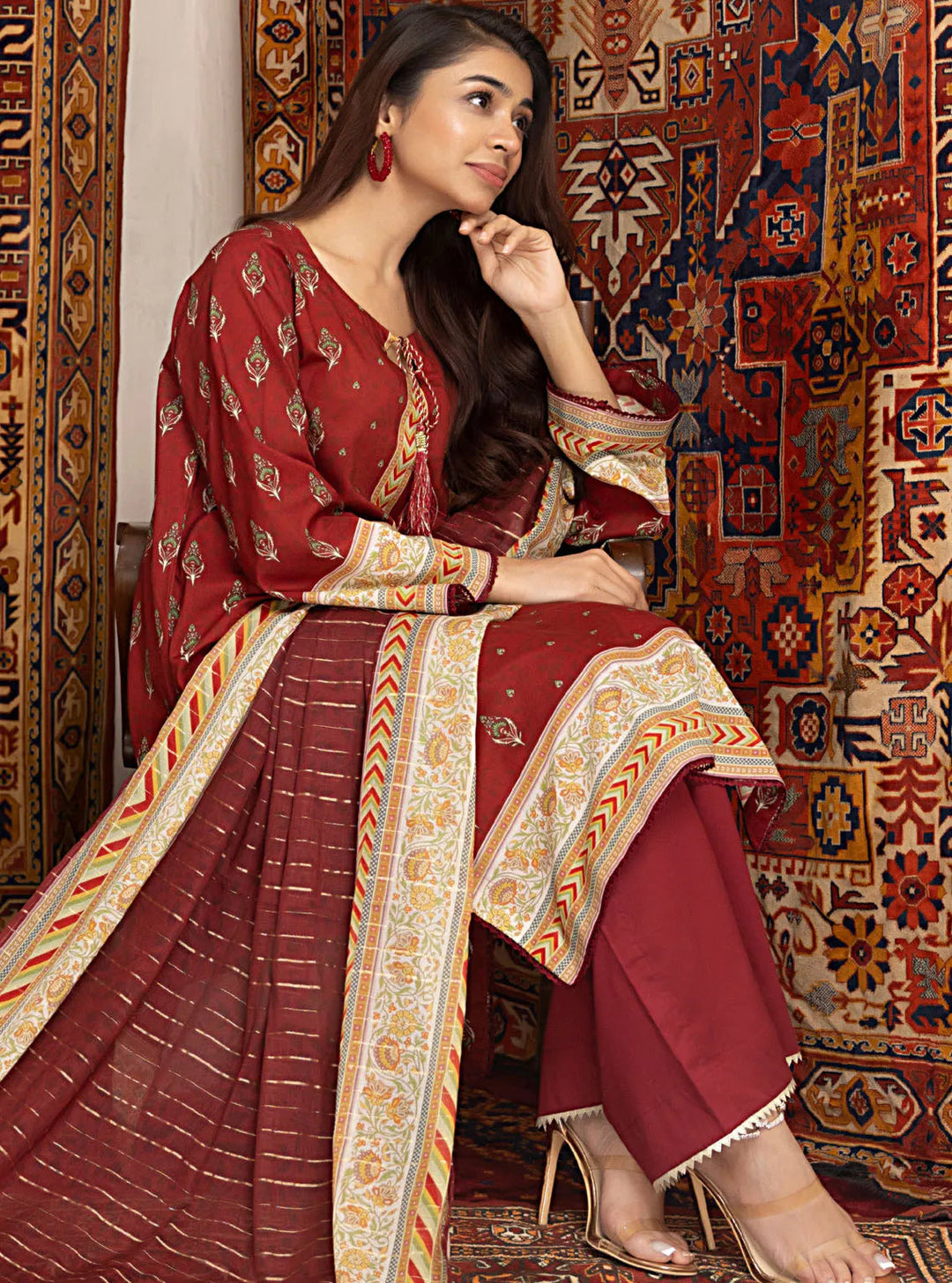 Zariwa By Regalia Textiles Printed Lawn Suit Unstitched 3 Piece RGT24Z D-01 - Summer Collection