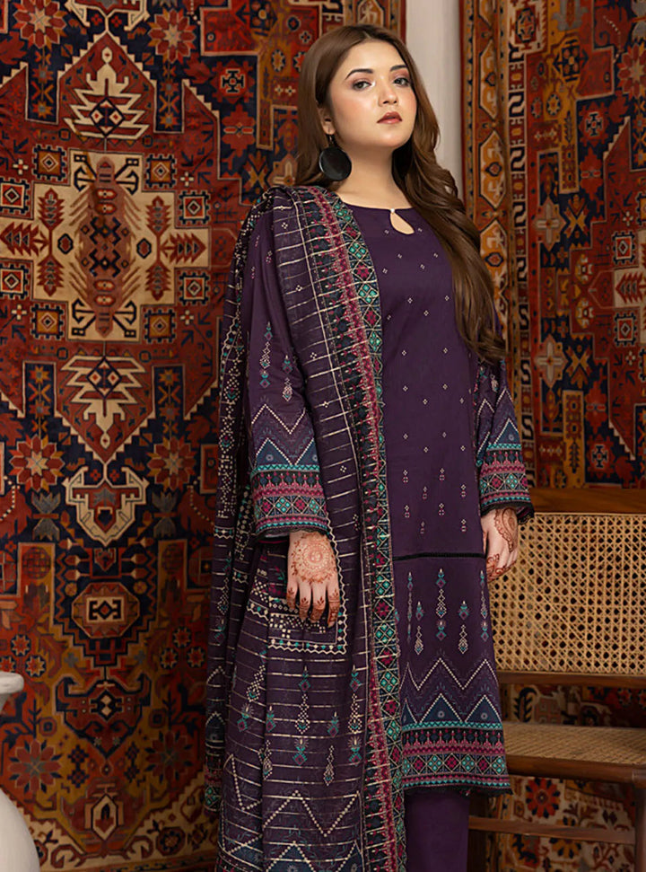 Zariwa By Regalia Textiles Printed Lawn Suit Unstitched 3 Piece RGT24Z D-02 - Summer Collection