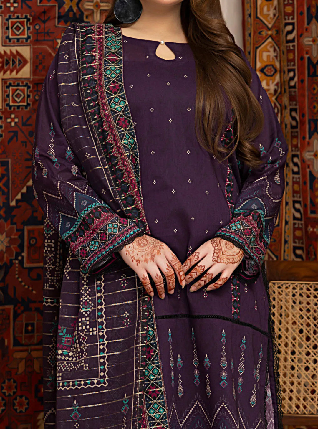 Zariwa By Regalia Textiles Printed Lawn Suit Unstitched 3 Piece RGT24Z D-02 - Summer Collection