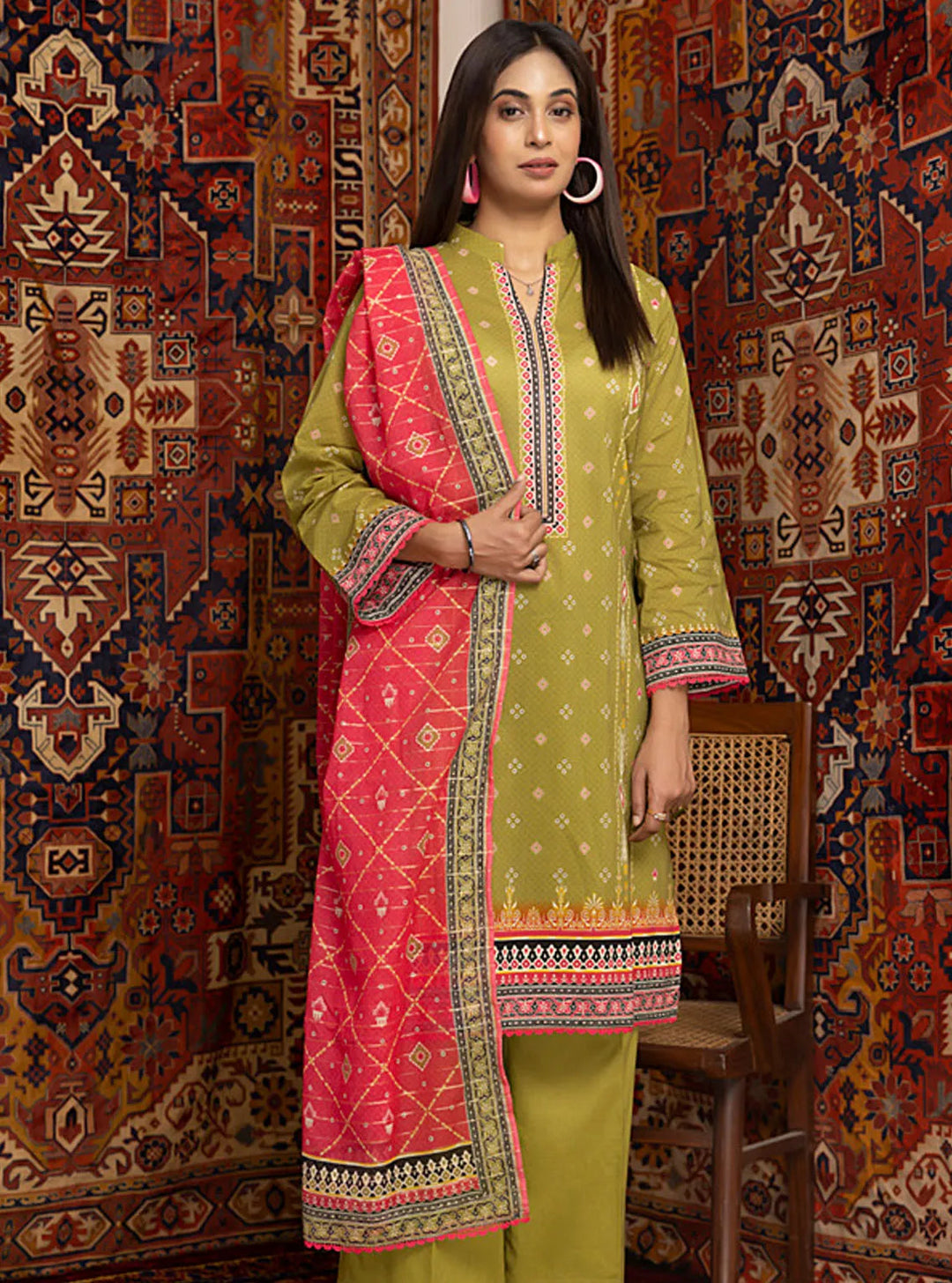 Zariwa By Regalia Textiles Printed Lawn Suit Unstitched 3 Piece RGT24Z D-03 - Summer Collection