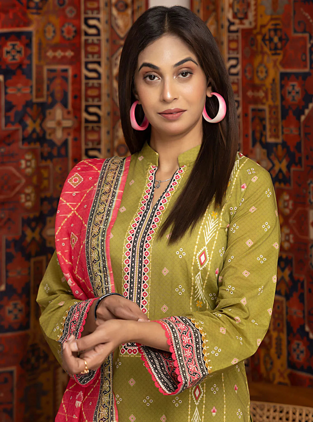 Zariwa By Regalia Textiles Printed Lawn Suit Unstitched 3 Piece RGT24Z D-03 - Summer Collection