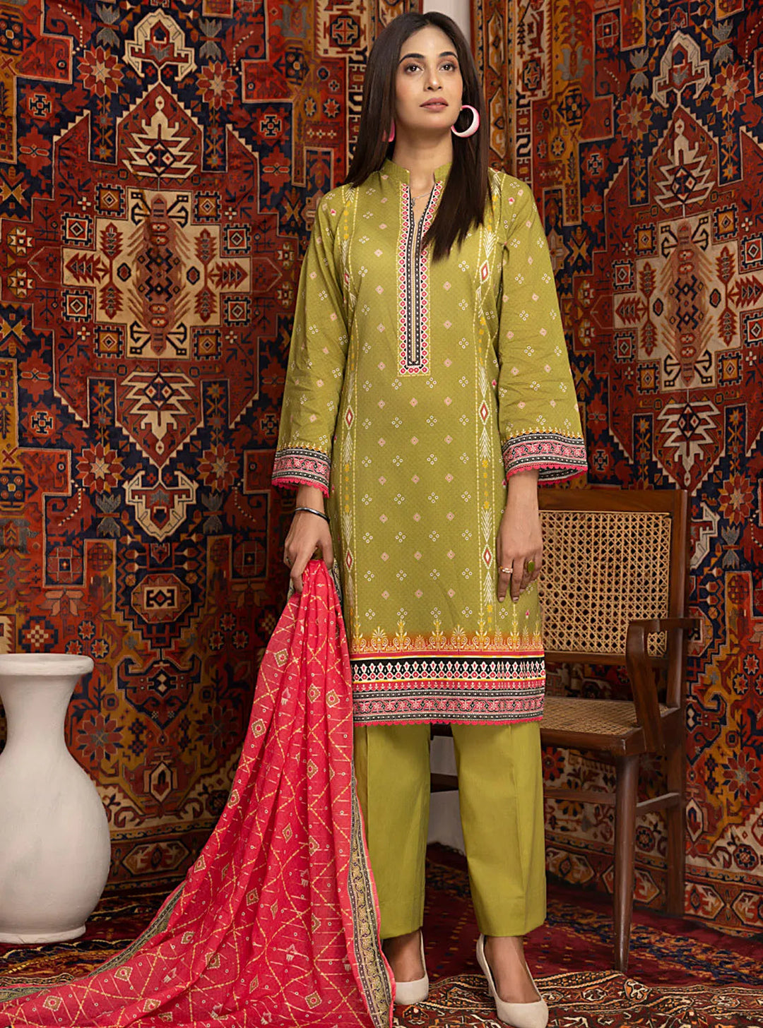 Zariwa By Regalia Textiles Printed Lawn Suit Unstitched 3 Piece RGT24Z D-03 - Summer Collection