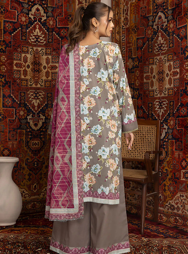 Zariwa By Regalia Textiles Printed Lawn Suit Unstitched 3 Piece RGT24Z D-04 - Summer Collection