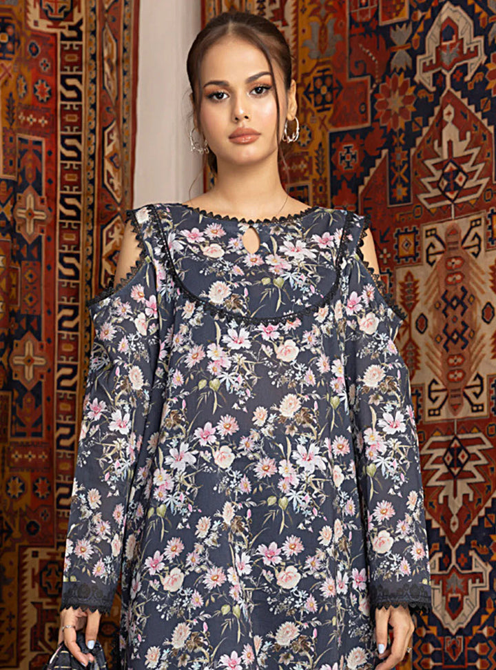 Zariwa By Regalia Textiles Printed Lawn Suit Unstitched 3 Piece RGT24Z D-06 - Summer Collection