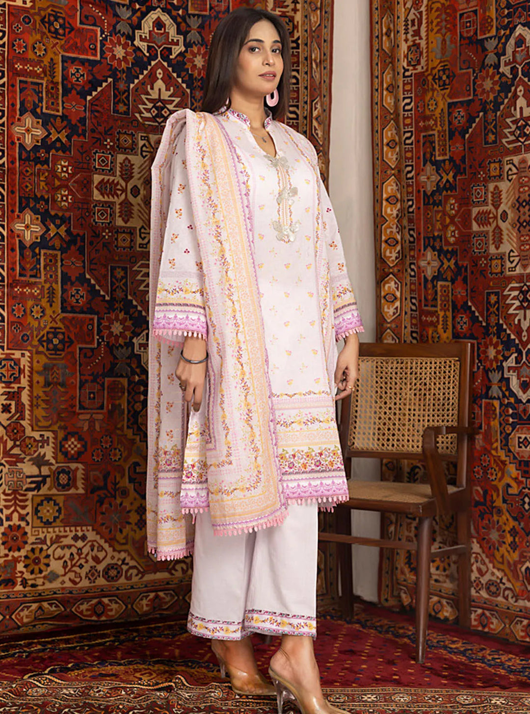 Zariwa By Regalia Textiles Printed Lawn Suit Unstitched 3 Piece RGT24Z D-07 - Summer Collection