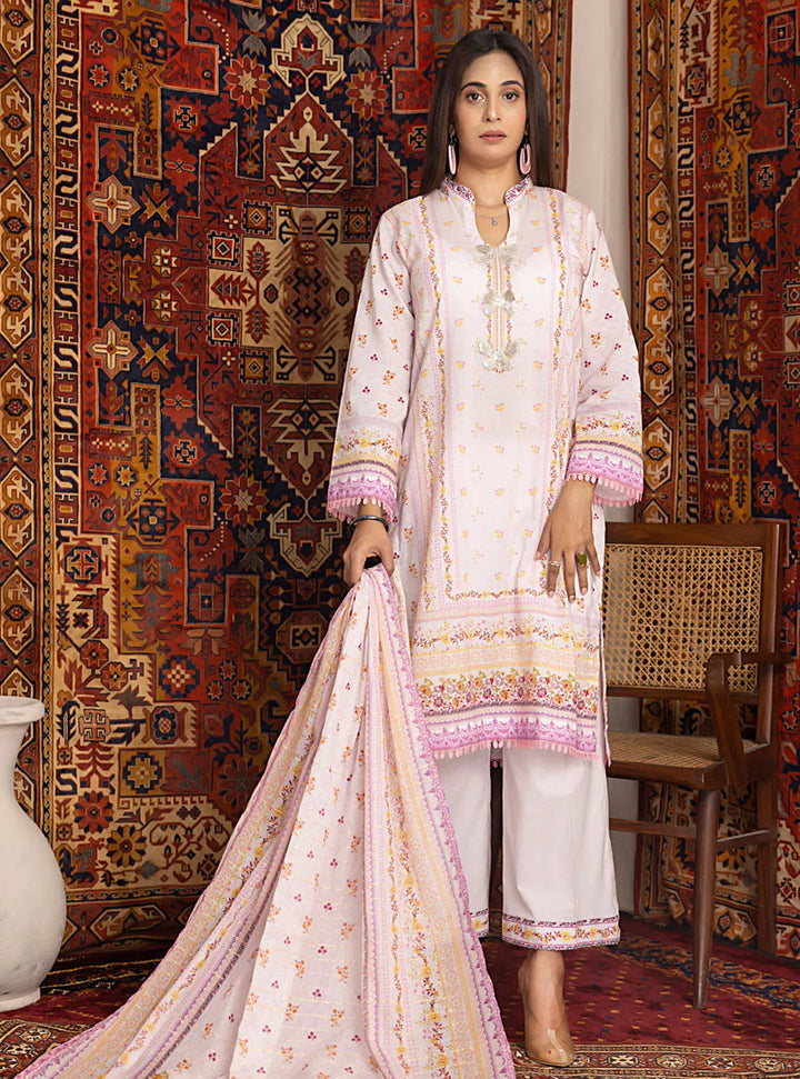 Zariwa By Regalia Textiles Printed Lawn Suit Unstitched 3 Piece RGT24Z D-07 - Summer Collection