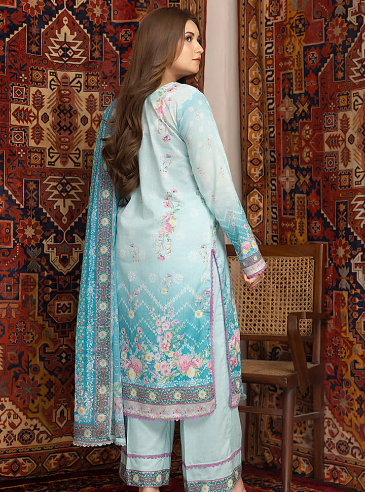 Zariwa By Regalia Textiles Printed Lawn Suit Unstitched 3 Piece RGT24Z D-08 - Summer Collection