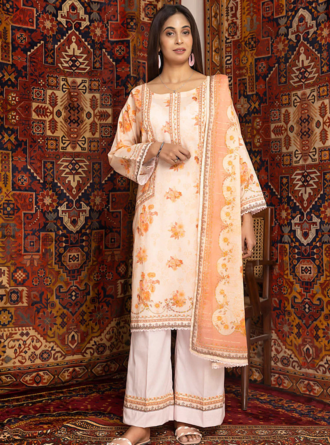Zariwa By Regalia Textiles Printed Lawn Suit Unstitched 3 Piece RGT24Z D-09 - Summer Collection