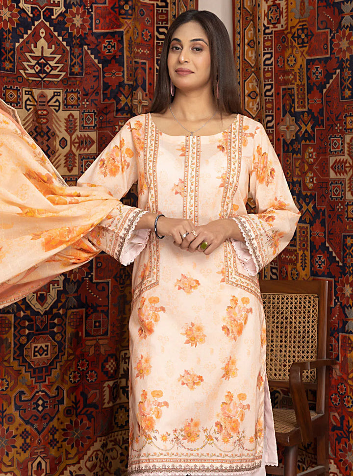 Zariwa By Regalia Textiles Printed Lawn Suit Unstitched 3 Piece RGT24Z D-09 - Summer Collection
