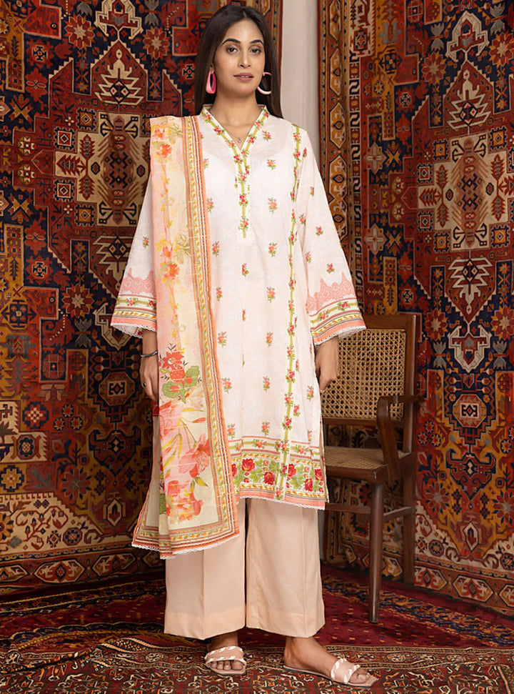 Zariwa By Regalia Textiles Printed Lawn Suit Unstitched 3 Piece RGT24Z D-10 - Summer Collection