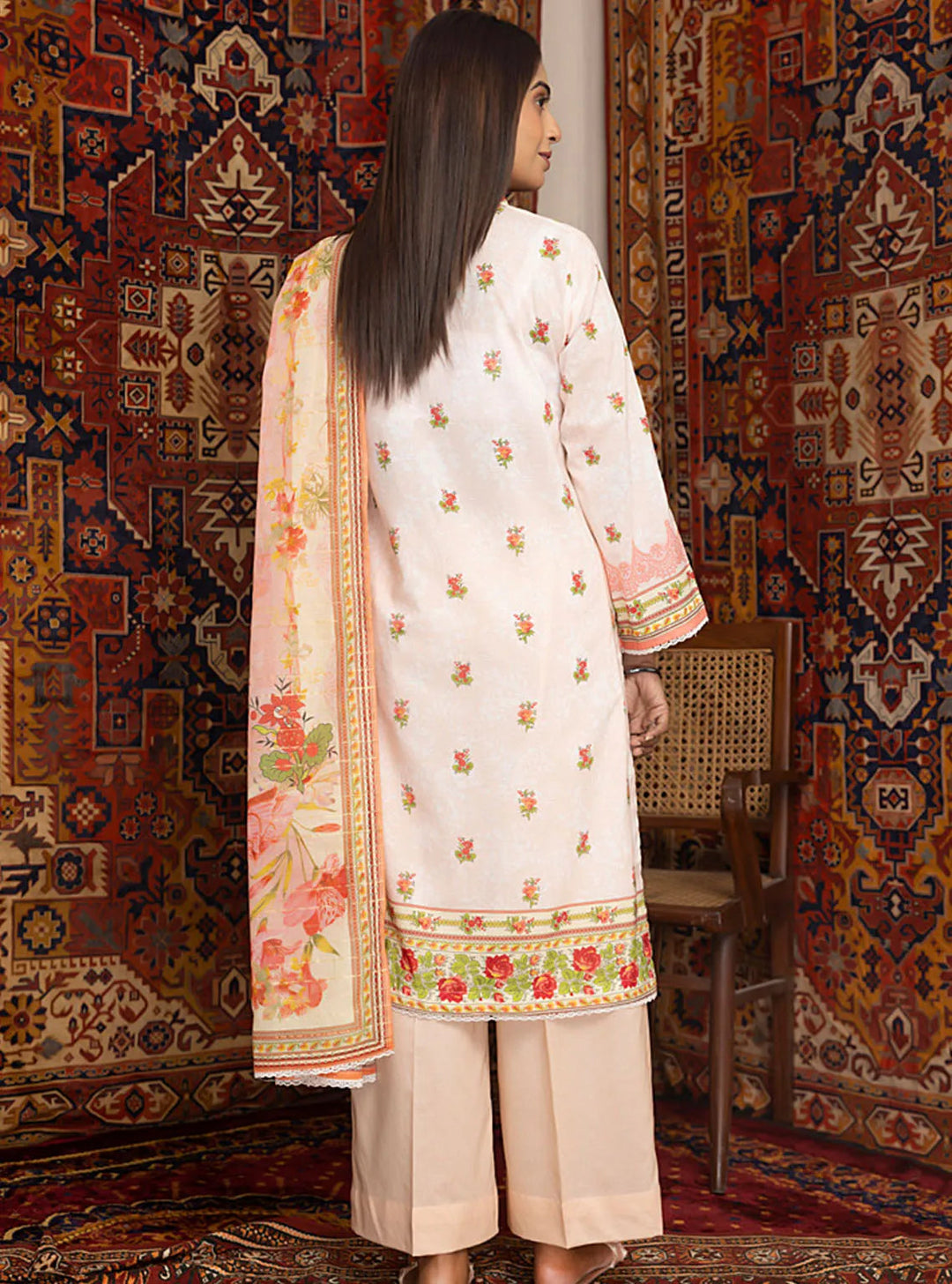 Zariwa By Regalia Textiles Printed Lawn Suit Unstitched 3 Piece RGT24Z D-10 - Summer Collection