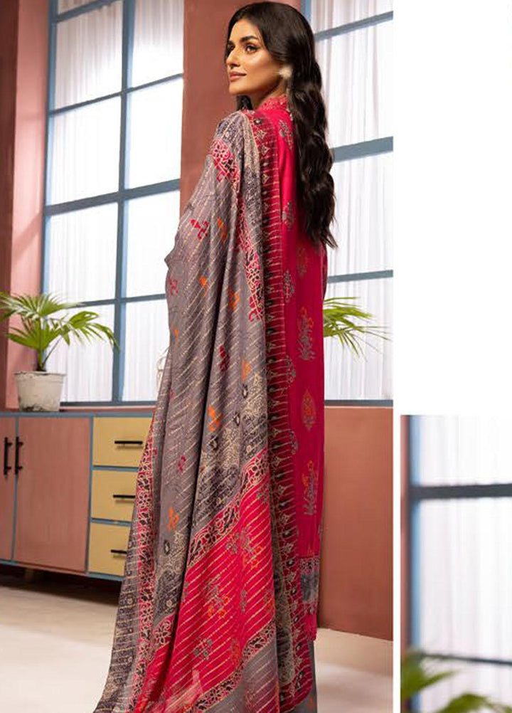 Zarki's By Riaz Arts Printed Khaddar Suits Unstitched 3 Piece RA23ZK D-06 - Winter Collection