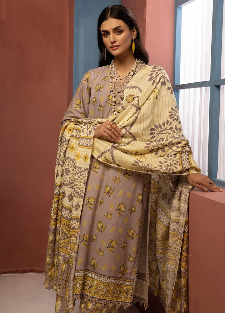 Zarki's By Riaz Arts Printed Khaddar Suits Unstitched 3 Piece RA23ZK D-10 - Winter Collection