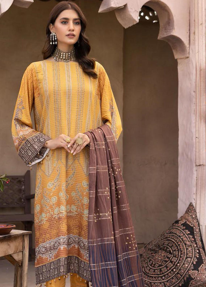 Zarki's by Riaz Arts Printed Viscose Suits Unstitched 3 Piece RA22ZV 03 - Winter Collection