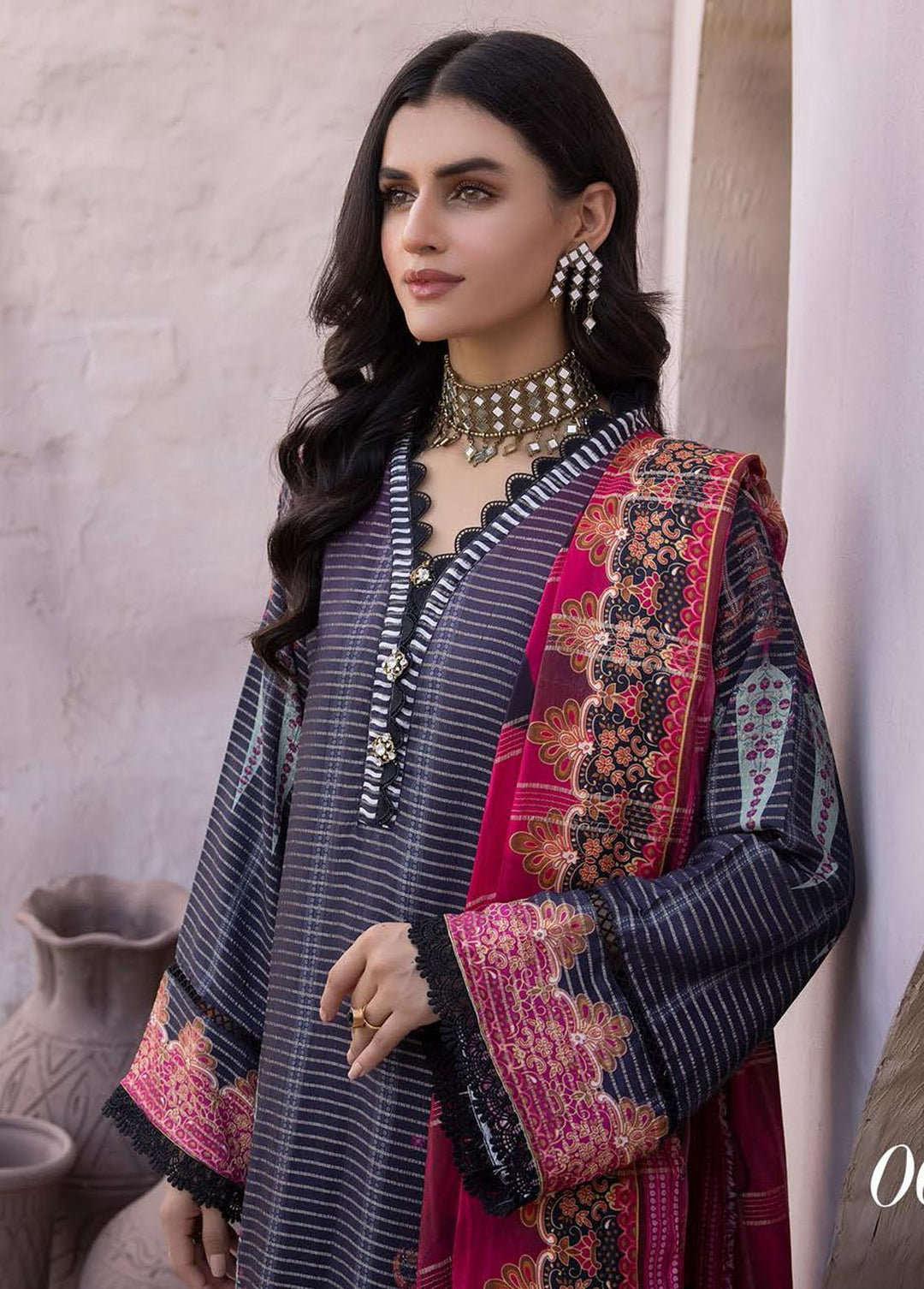 Zarki's by Riaz Arts Printed Viscose Suits Unstitched 3 Piece RA22ZV 06 - Winter Collection
