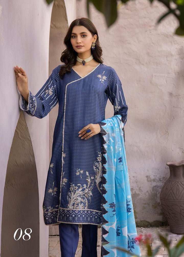 Zarki's by Riaz Arts Printed Viscose Suits Unstitched 3 Piece RA22ZV 08 - Winter Collection