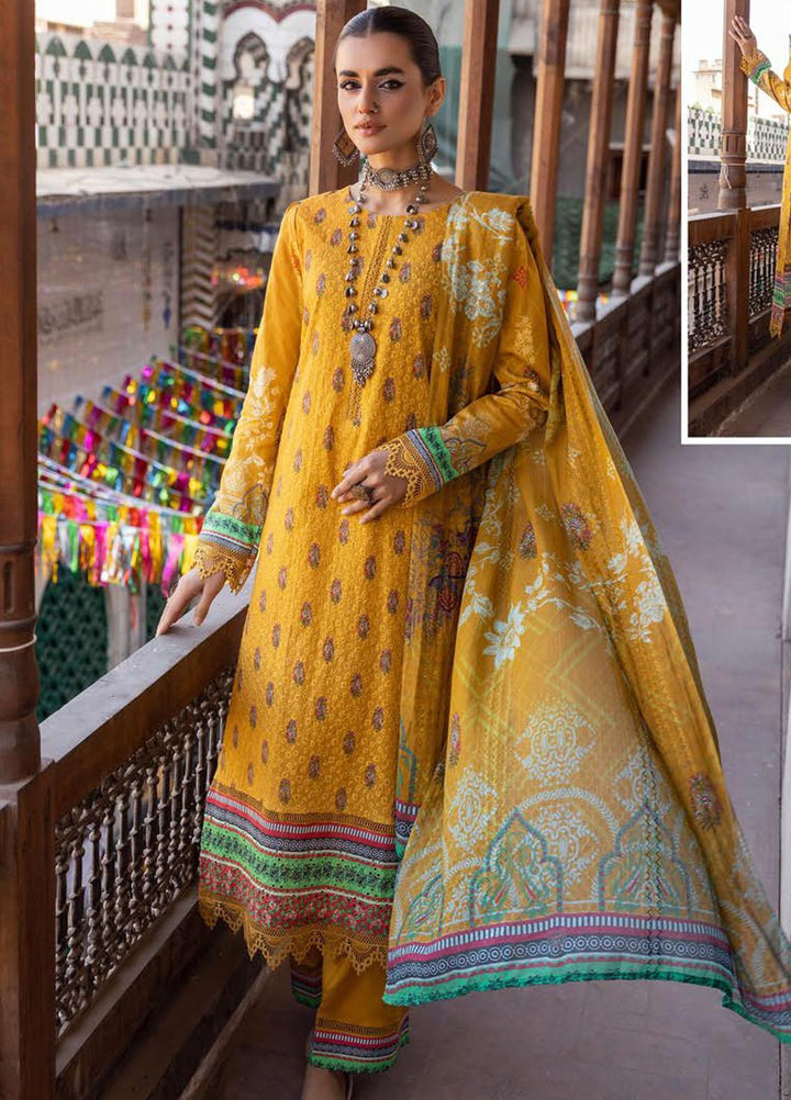 Zarkis By Riaz Arts Printed Chikankari Suits Unstitched 3 Piece RA23Z D-01 - Summer Collection