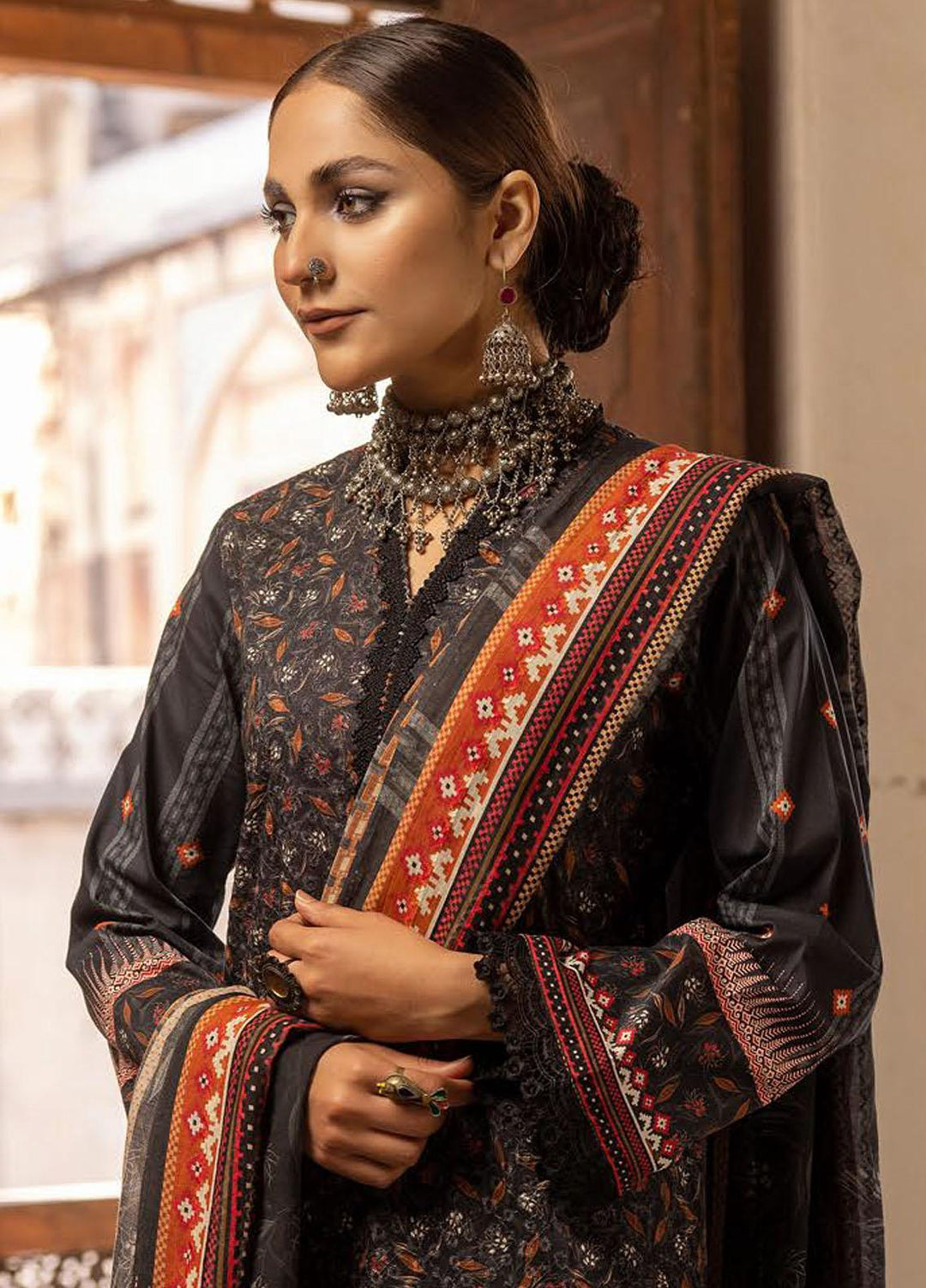 Zarkis By Riaz Arts Printed Chikankari Suits Unstitched 3 Piece RA23Z D-02 - Summer Collection