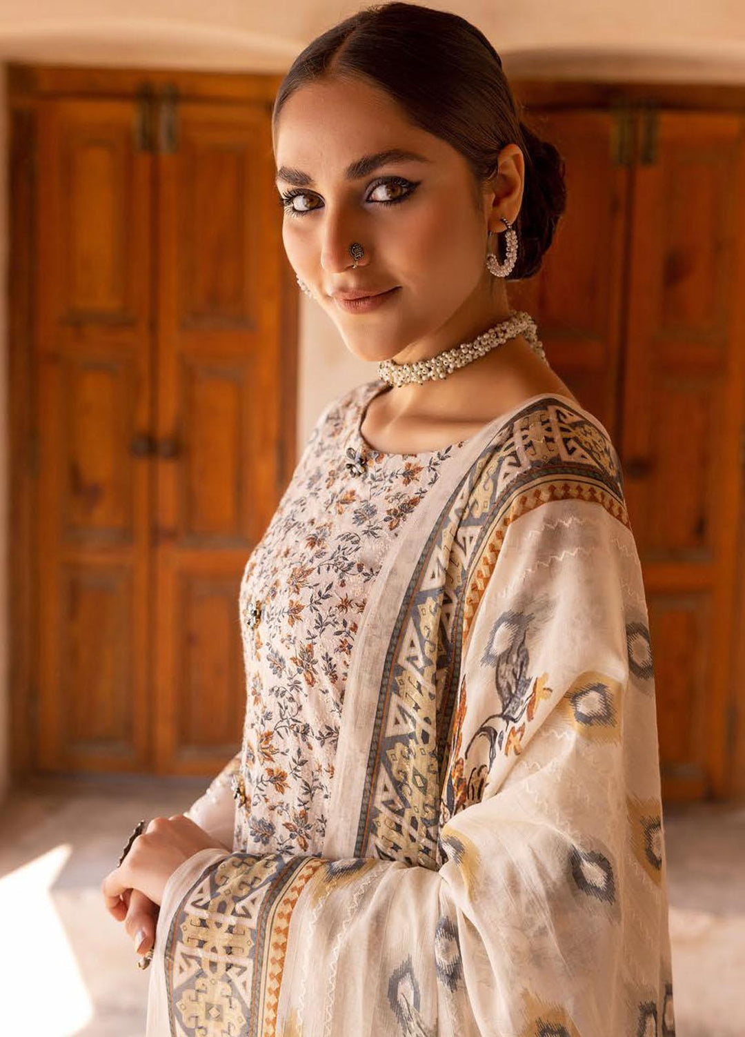 Zarkis By Riaz Arts Printed Chikankari Suits Unstitched 3 Piece RA23Z D-04 - Summer Collection