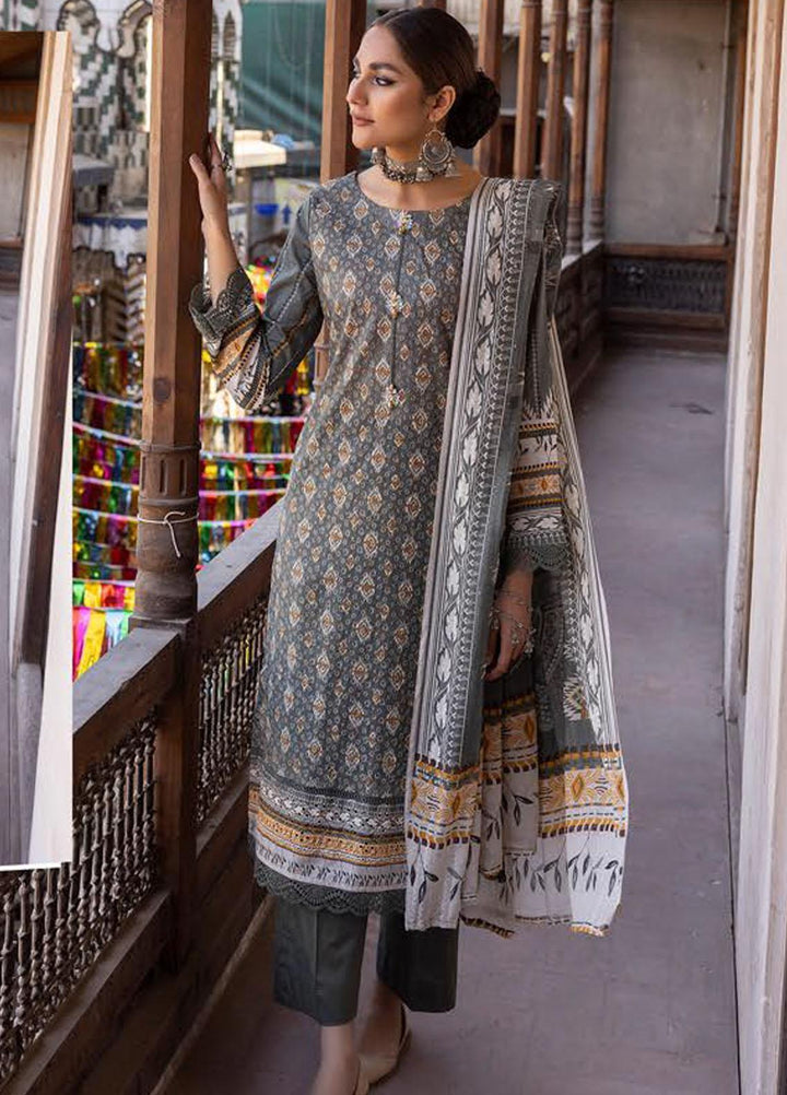 Zarkis By Riaz Arts Printed Chikankari Suits Unstitched 3 Piece RA23Z D-05 - Summer Collection
