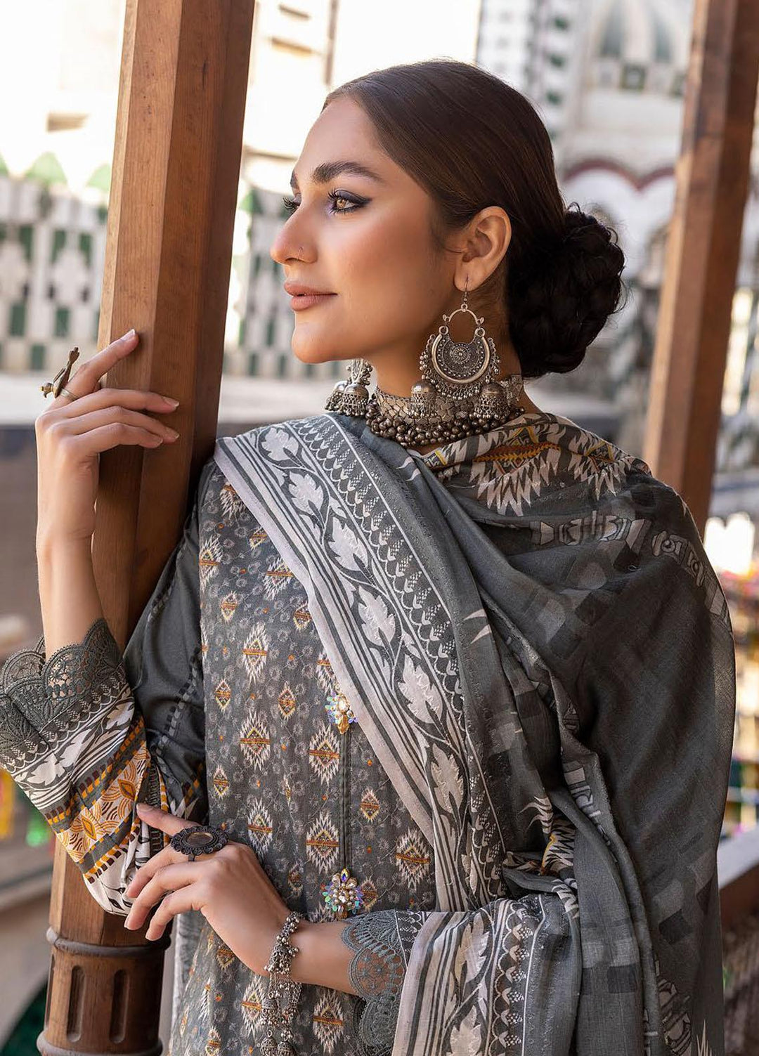 Zarkis By Riaz Arts Printed Chikankari Suits Unstitched 3 Piece RA23Z D-05 - Summer Collection