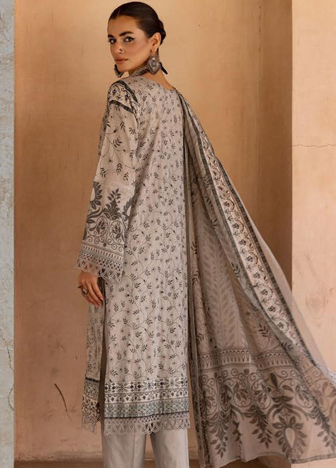 Zarkis By Riaz Arts Printed Chikankari Suits Unstitched 3 Piece RA23Z D-06 - Summer Collection