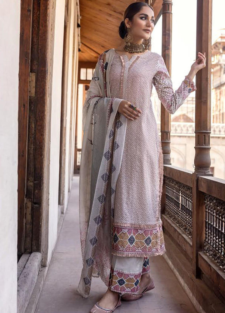 Zarkis By Riaz Arts Printed Chikankari Suits Unstitched 3 Piece RA23Z D-07 - Summer Collection
