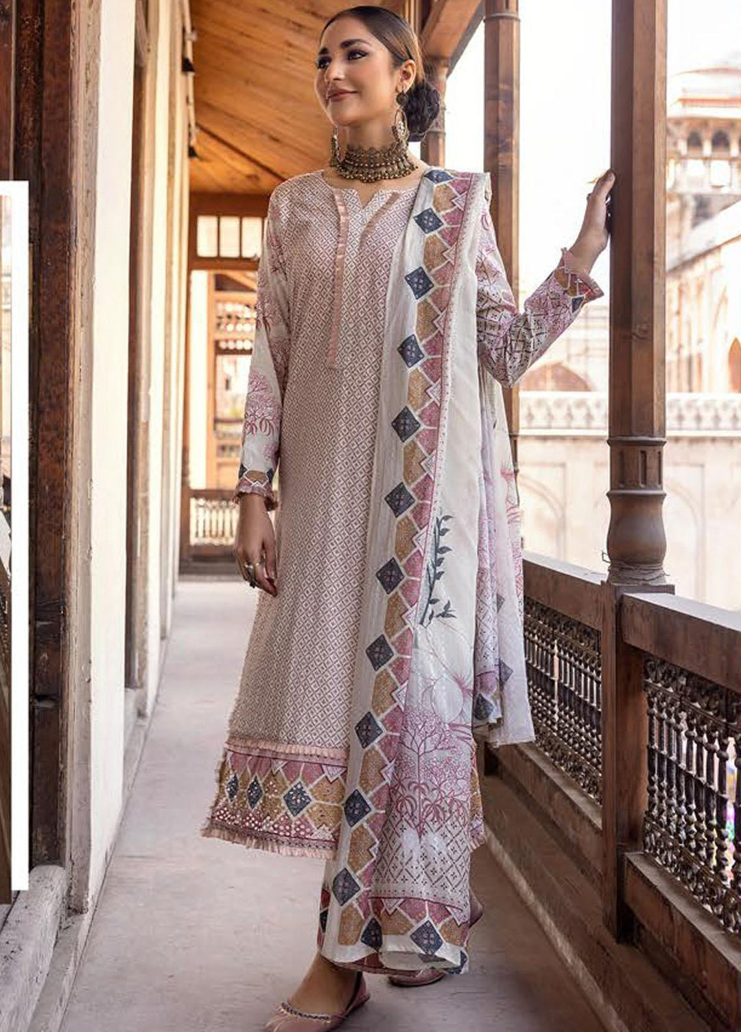 Zarkis By Riaz Arts Printed Chikankari Suits Unstitched 3 Piece RA23Z D-07 - Summer Collection
