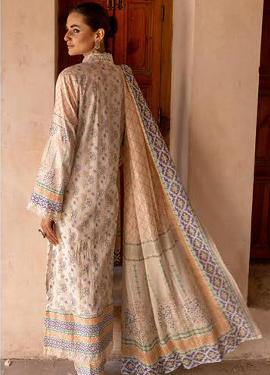 Zarkis By Riaz Arts Printed Chikankari Suits Unstitched 3 Piece RA23Z D-10 - Summer Collection