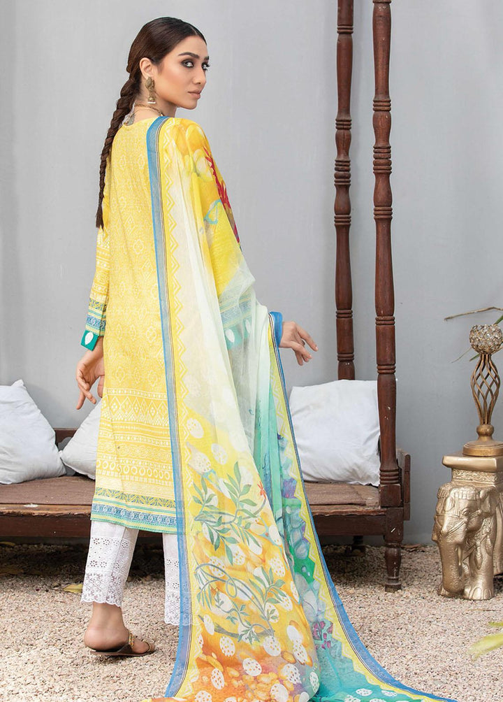 Zarkis by Riaz Arts Printed Lawn Suits Unstitched 3 Piece RA22Z DE-01 - Summer Collection