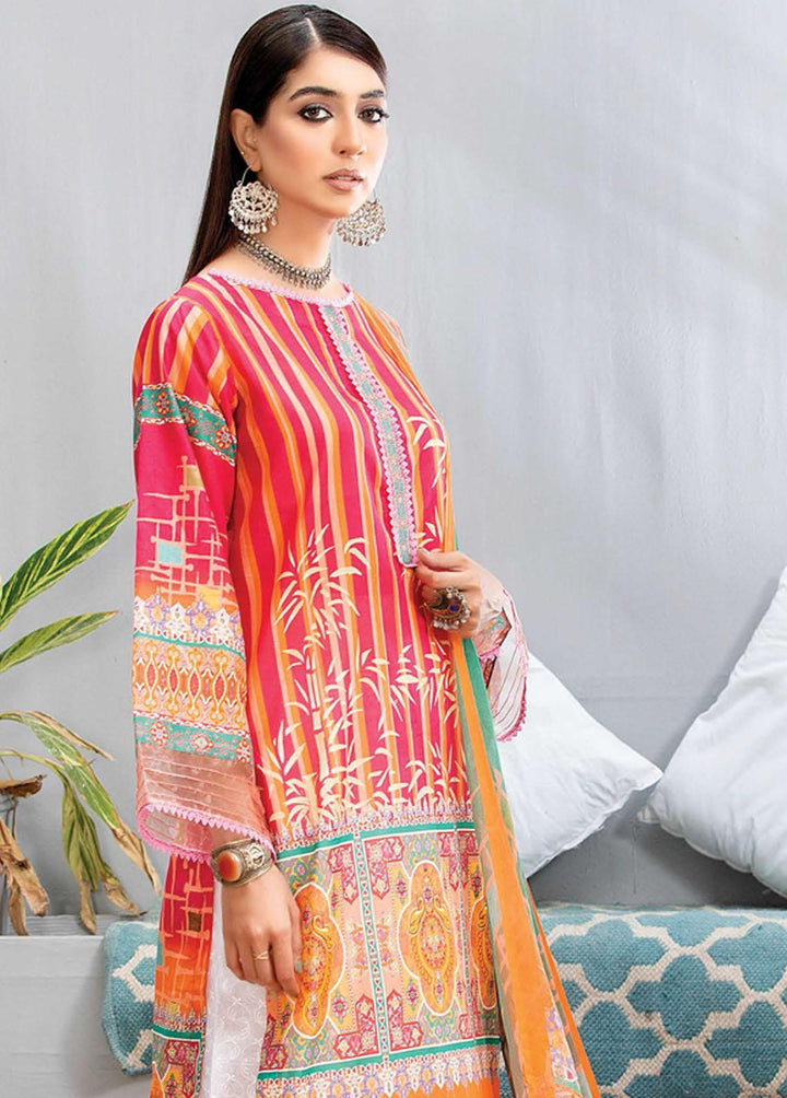 Zarkis by Riaz Arts Printed Lawn Suits Unstitched 3 Piece RA22Z DE-02 - Summer Collection