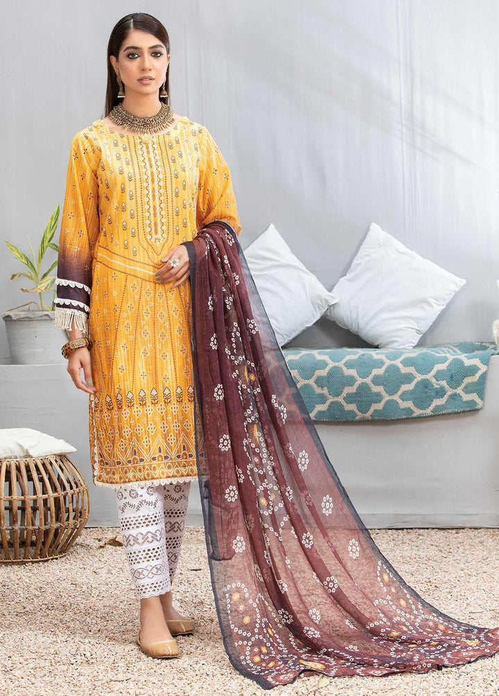 Zarkis by Riaz Arts Printed Lawn Suits Unstitched 3 Piece RA22Z DE-05 - Summer Collection
