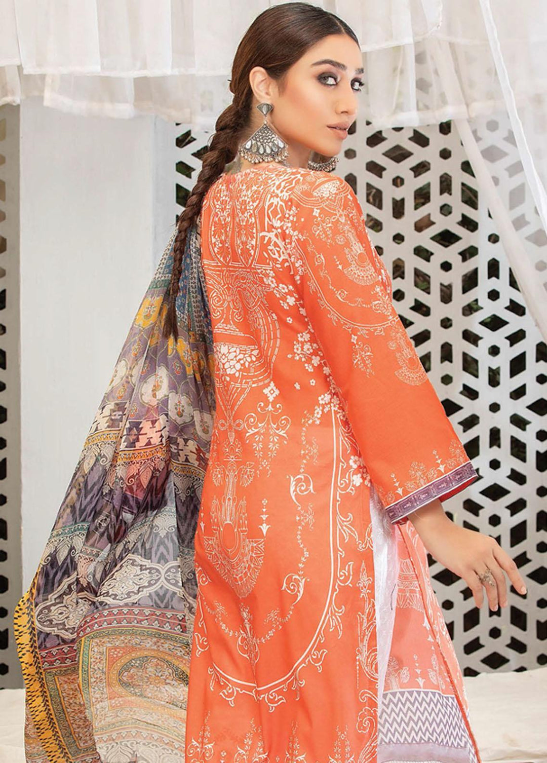 Zarkis by Riaz Arts Printed Lawn Suits Unstitched 3 Piece RA22Z DE-07 - Summer Collection