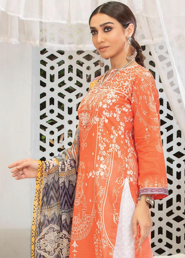 Zarkis by Riaz Arts Printed Lawn Suits Unstitched 3 Piece RA22Z DE-07 - Summer Collection