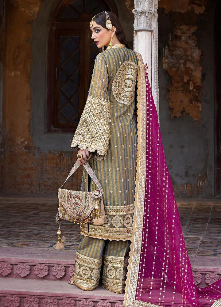 Zarlish by Mohsin Naveed Ranjha Embroidered  Suits Unstitched 3 Piece MNR23-Z4 ZWU-23-26 Nawab Sahiba - Festive Collection