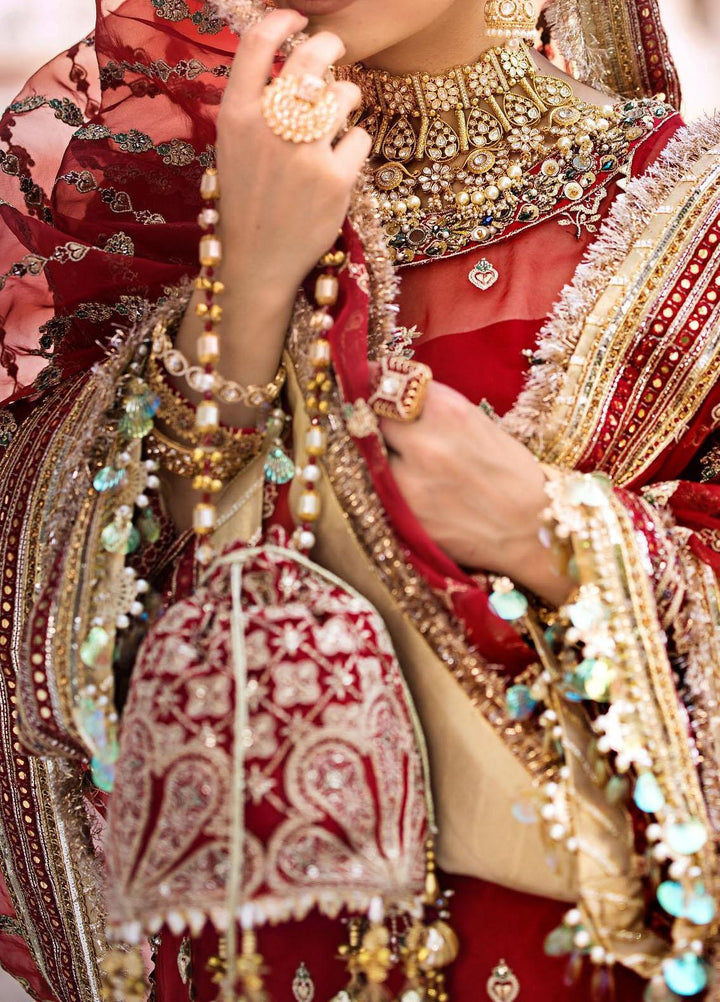 Zarlish by Mohsin Naveed Ranjha Embroidered  Suits Unstitched 3 Piece MNR23-Z4 ZWU-23-27 Biya Begum - Festive Collection