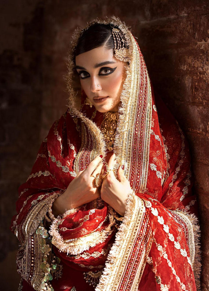 Zarlish by Mohsin Naveed Ranjha Embroidered  Suits Unstitched 3 Piece MNR23-Z4 ZWU-23-27 Biya Begum - Festive Collection