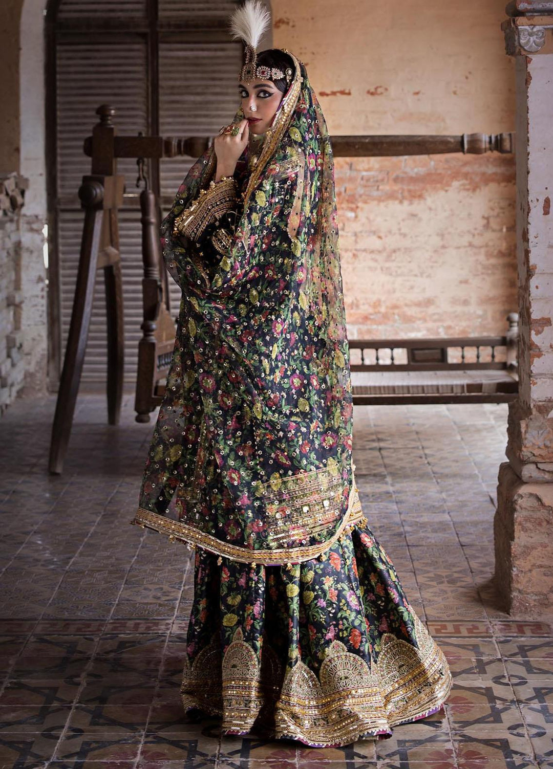 Zarlish by Mohsin Naveed Ranjha Embroidered  Suits Unstitched 3 Piece MNR23-Z4 ZWU-23-28 Koyal - Festive Collection