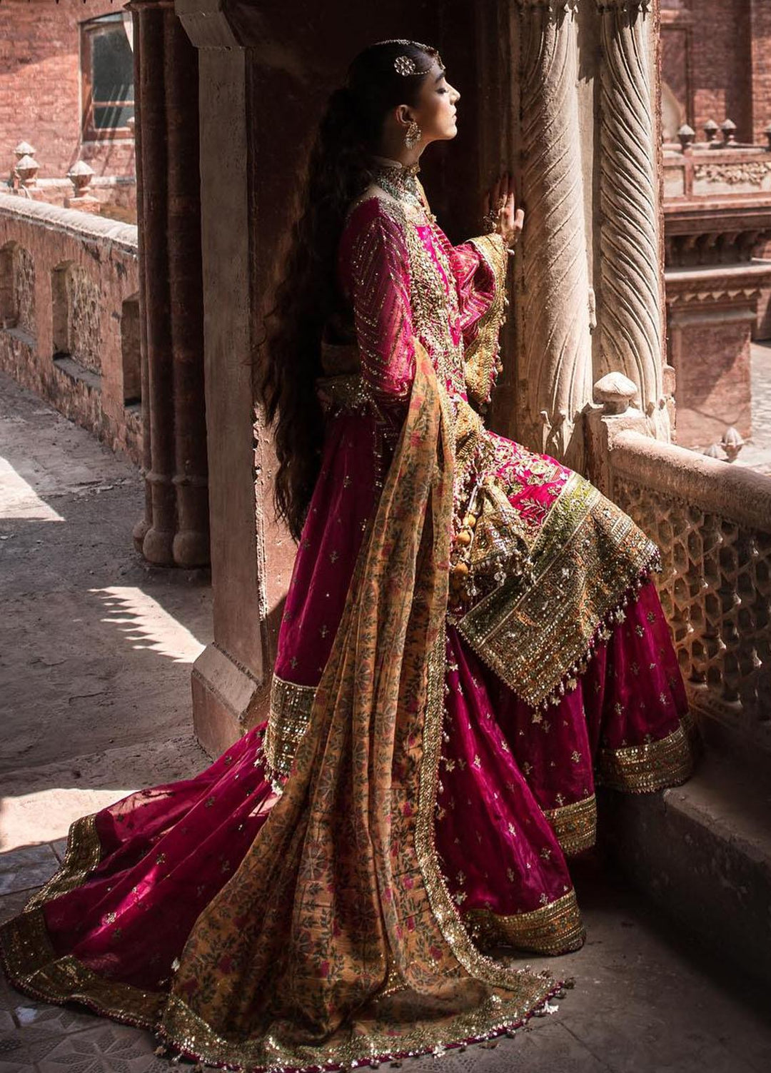 Zarlish by Mohsin Naveed Ranjha Embroidered  Suits Unstitched 3 Piece MNR23-Z4 ZWU-23-30 Naranji Bagh - Festive Collection