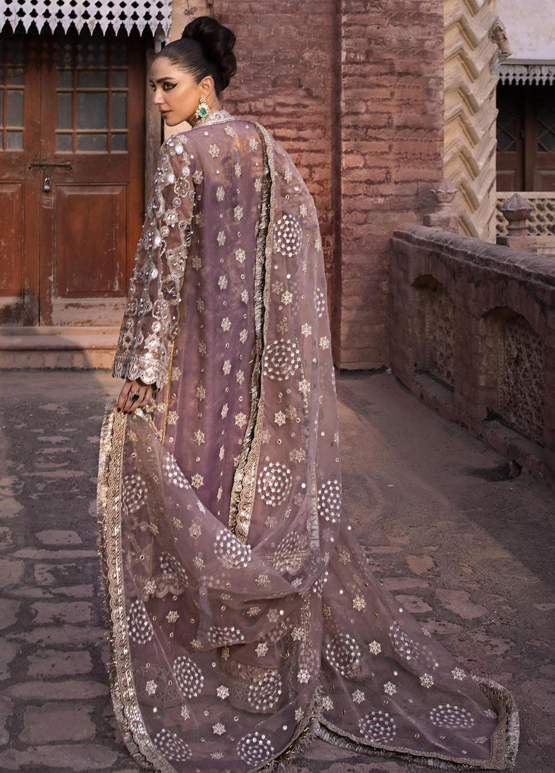 Zarlish by Mohsin Naveed Ranjha Embroidered  Suits Unstitched 3 Piece MNR23-Z4 ZWU-23-33 Talia - Festive Collection